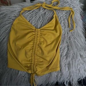 $3 if bundled 💞 Yellow drawstring top
